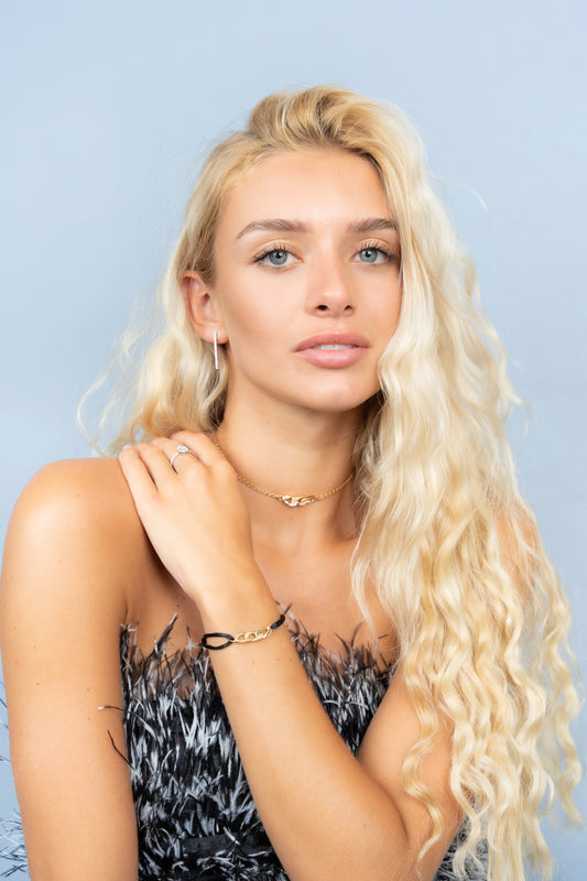 Bracelet Trio Havana Cordon Or Jaune