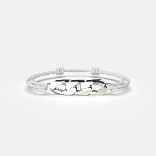 Bracelet Trio Havana Cordon Or Blanc