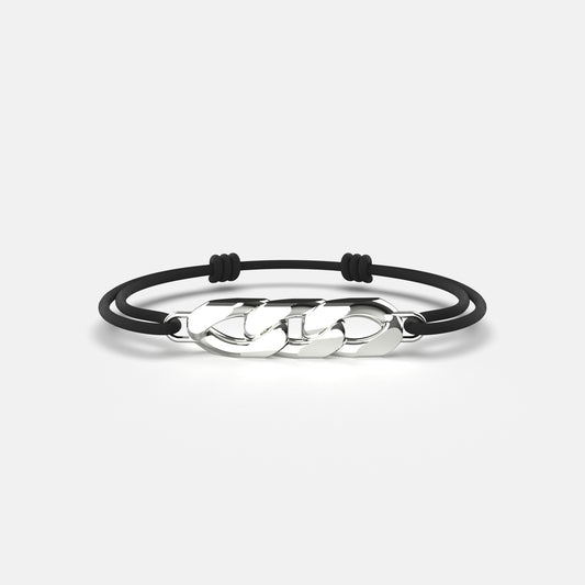 Bracelet Trio Havana Cordon Or Blanc