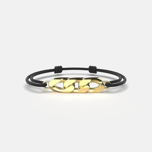 Bracelet Trio Havana Cordon Or Jaune
