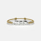 Bracelet Trio Havana Cordon Or Blanc Diamants