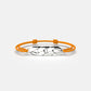 Bracelet Trio Havana Cordon Or Blanc