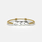 Bracelet Trio Havana Cordon Or Blanc